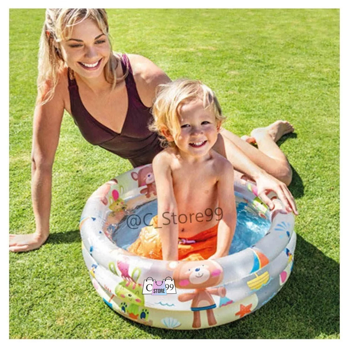 Piscina Inflable Intex Muñecos 57106